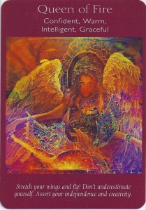 Queen of Fire Doreen Virtue Angel Tarot Cards